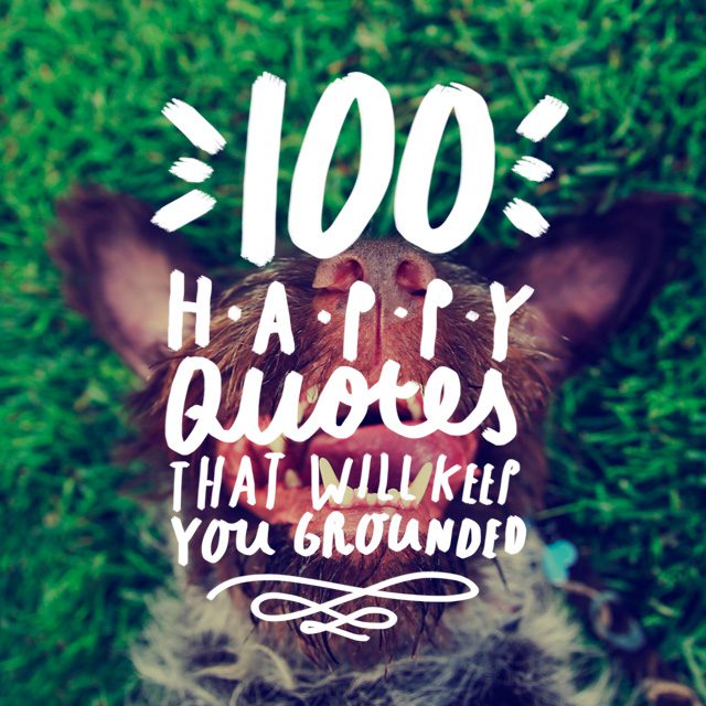 100 Happy Quotes That Will Keep You Grounded - Bright Drops