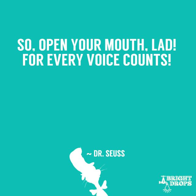 “Everything stinks till it’s finished.” ~ Dr. Seuss