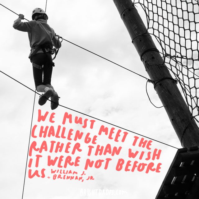 “Courage doesn’t always roar. Sometimes courage is the little voice at the end of the day that says I’ll try again tomorrow.” - Mary Anne Radmacher