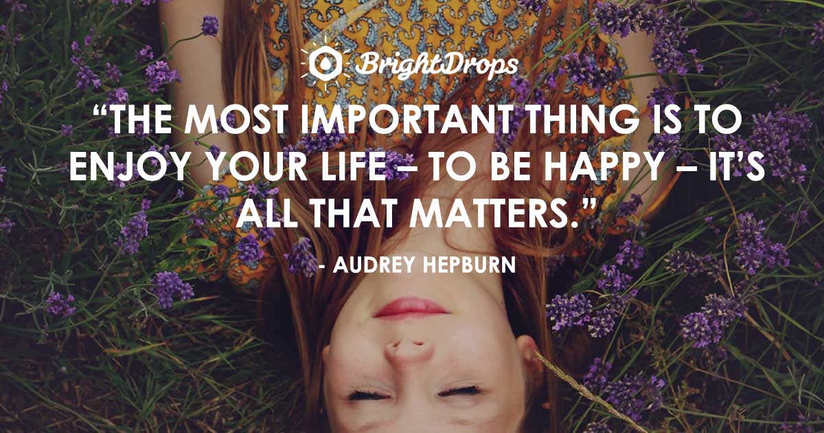 audrey hepburn quotes about laughter