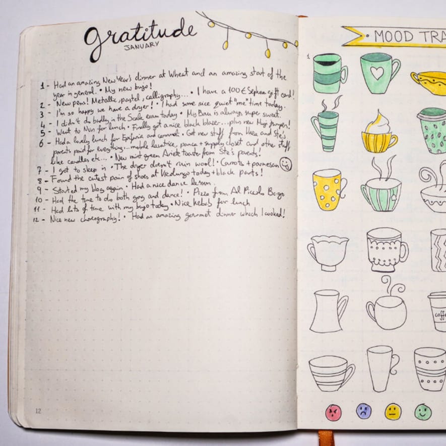 Improve your mood with a gratitude journal