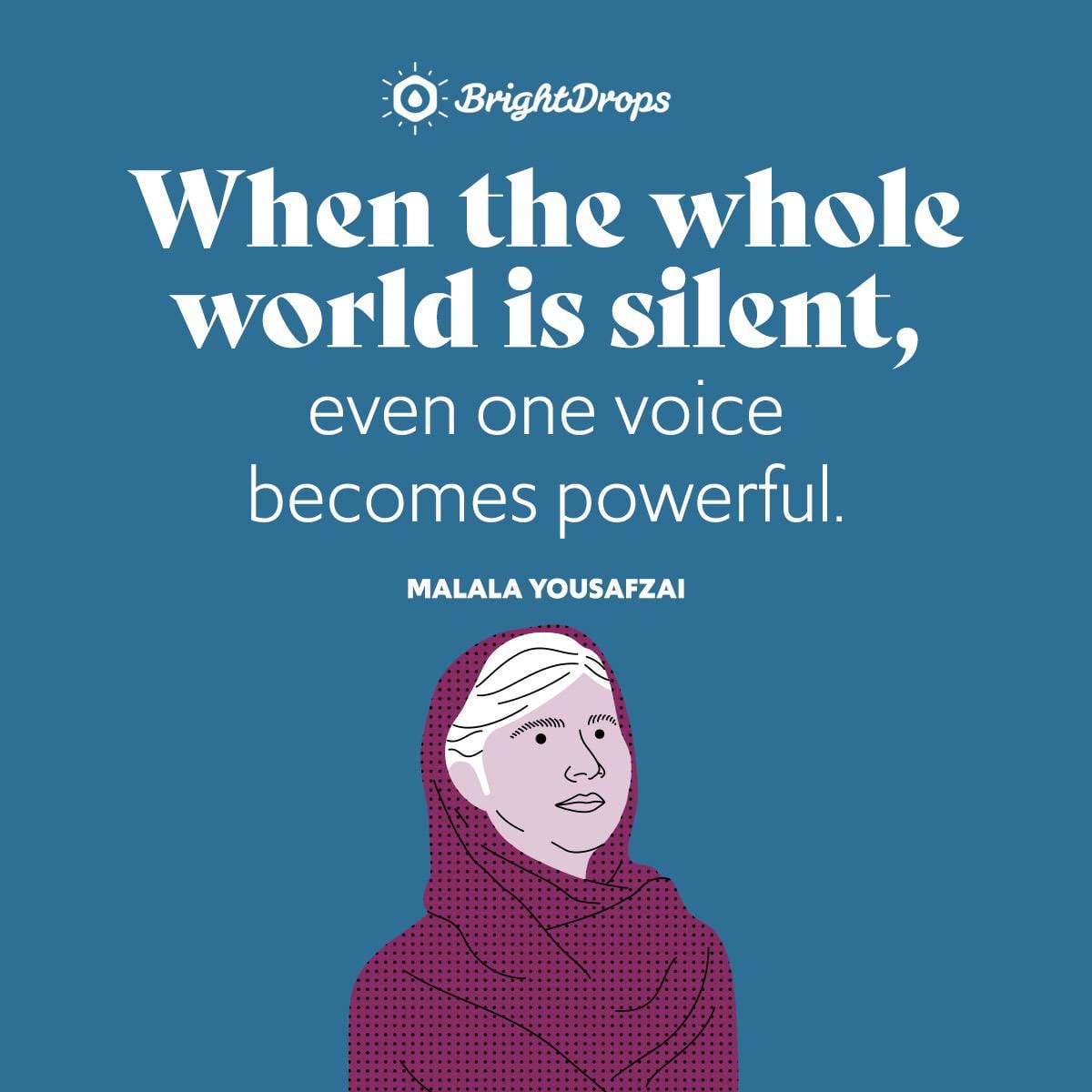 malala yousafzai quotes