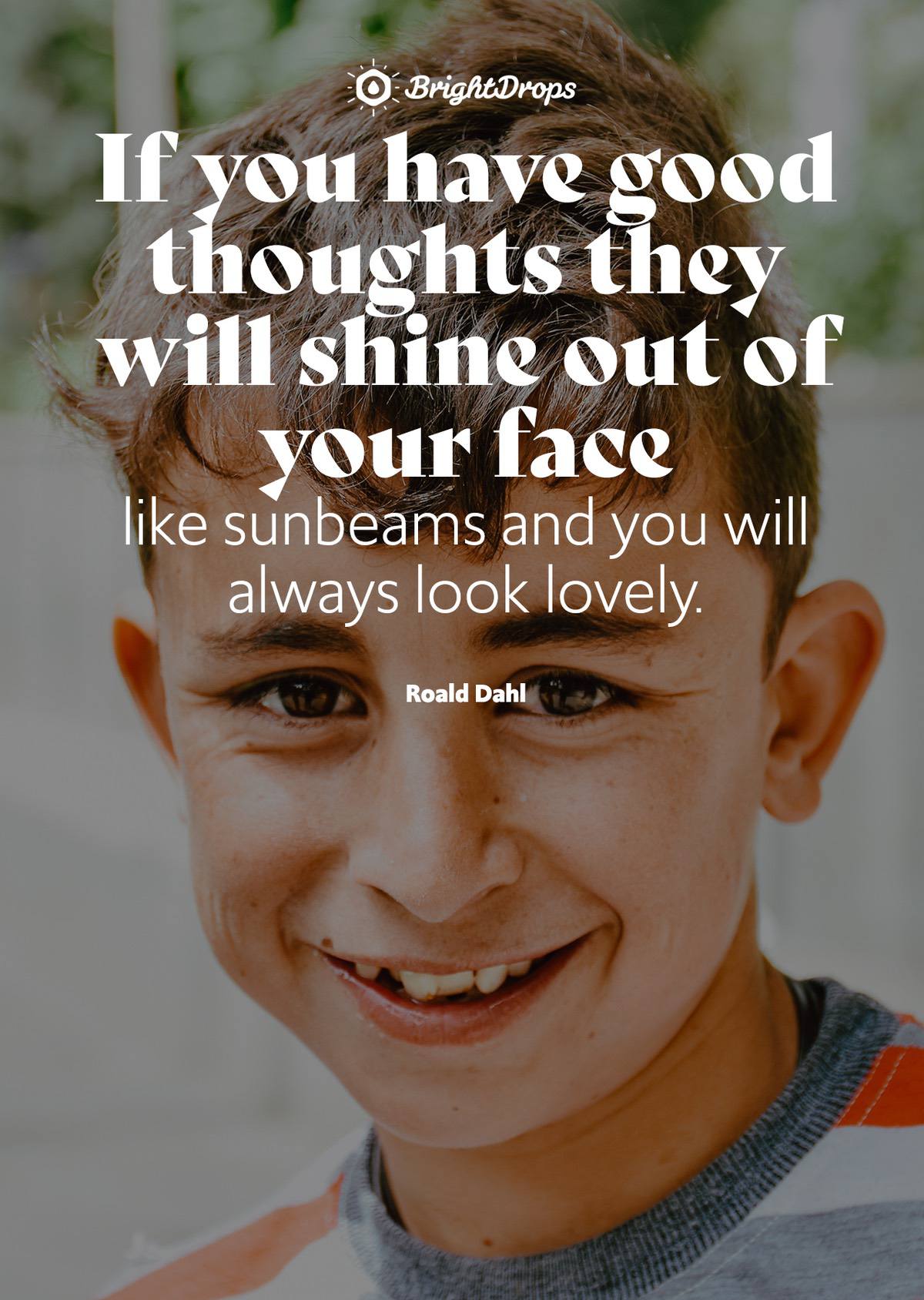 quotes on smile of a boy