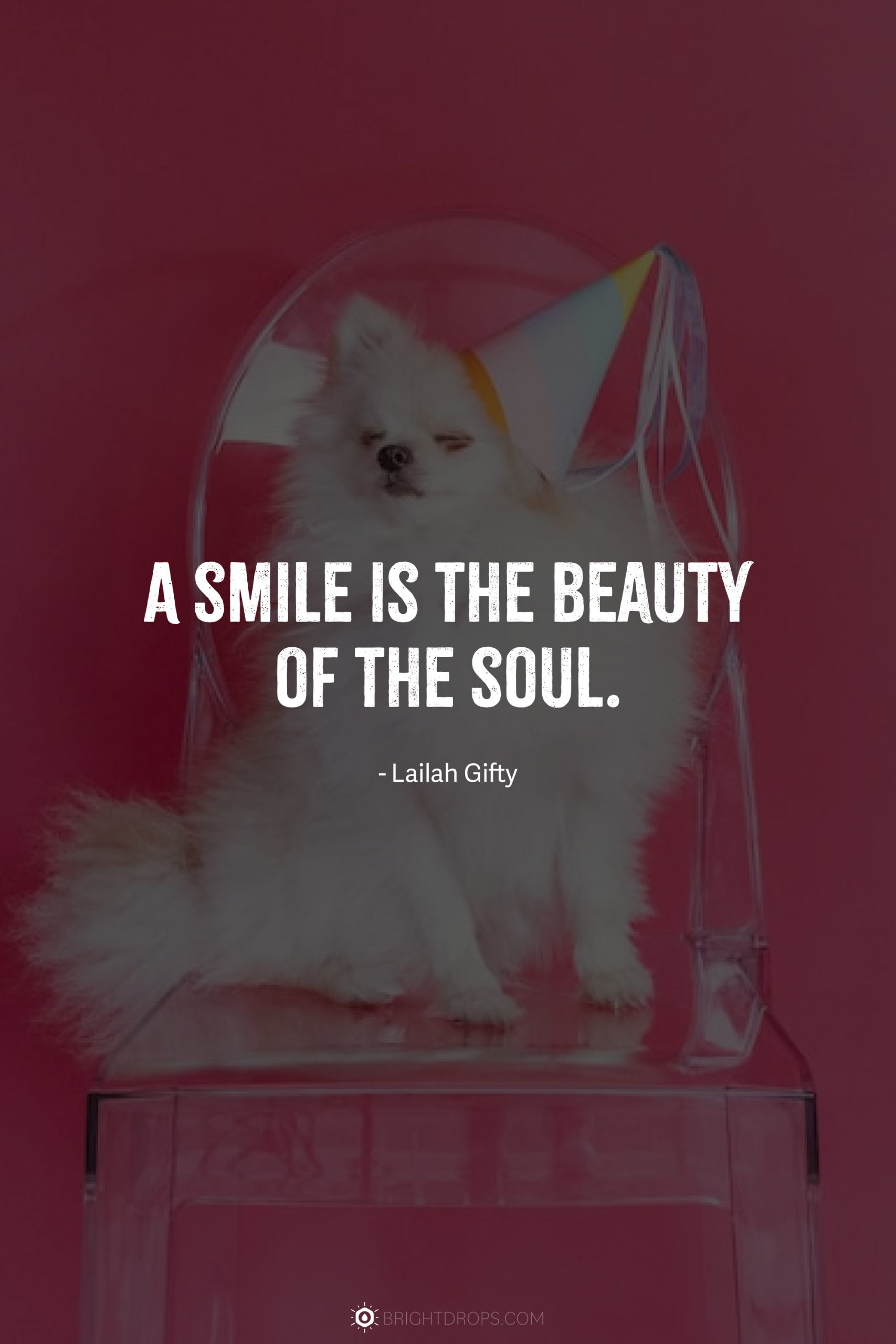 A smile is the beauty of the soul.